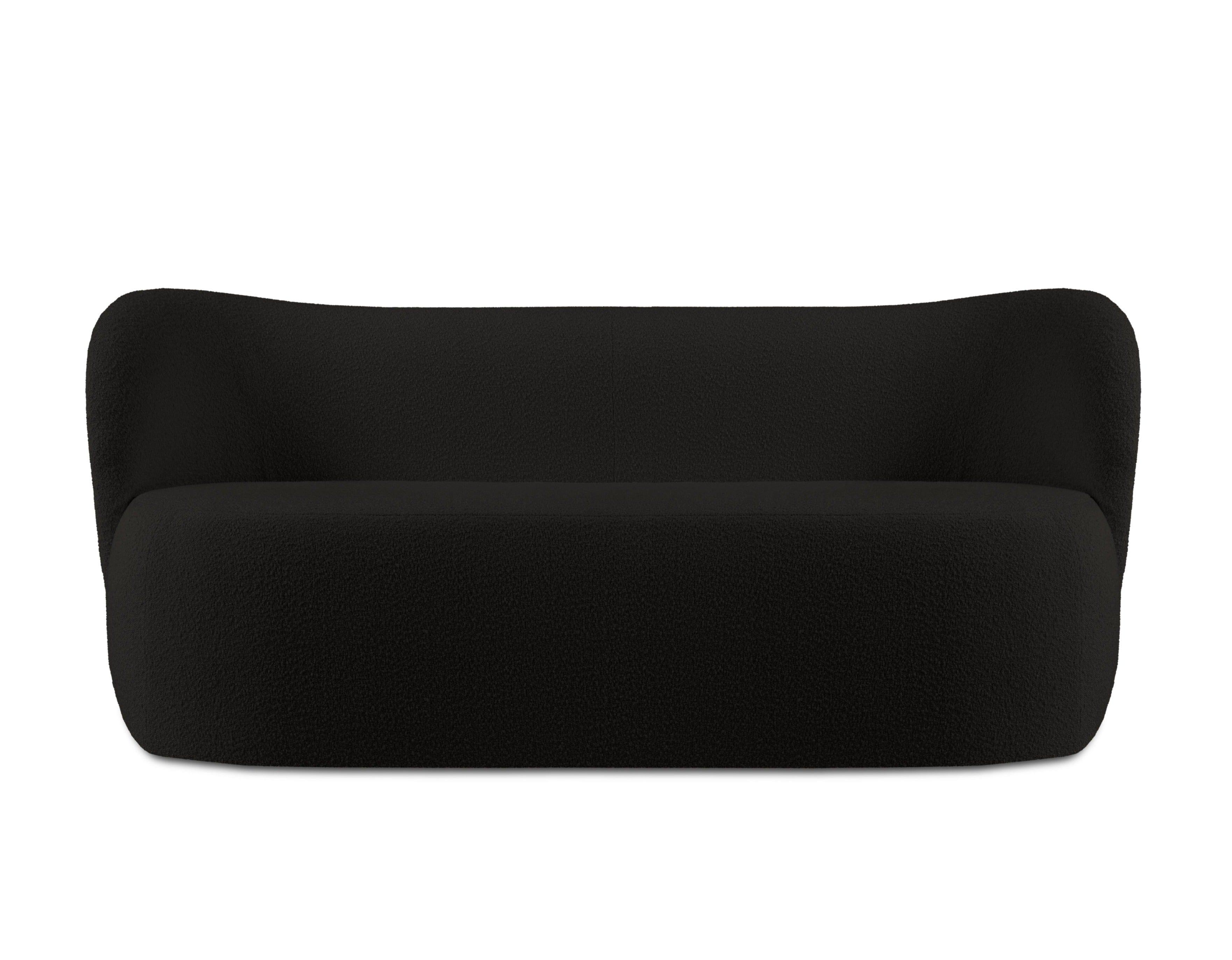 Sofa 3-osobowa SAAMIT boucle czarny Micadoni    Eye on Design