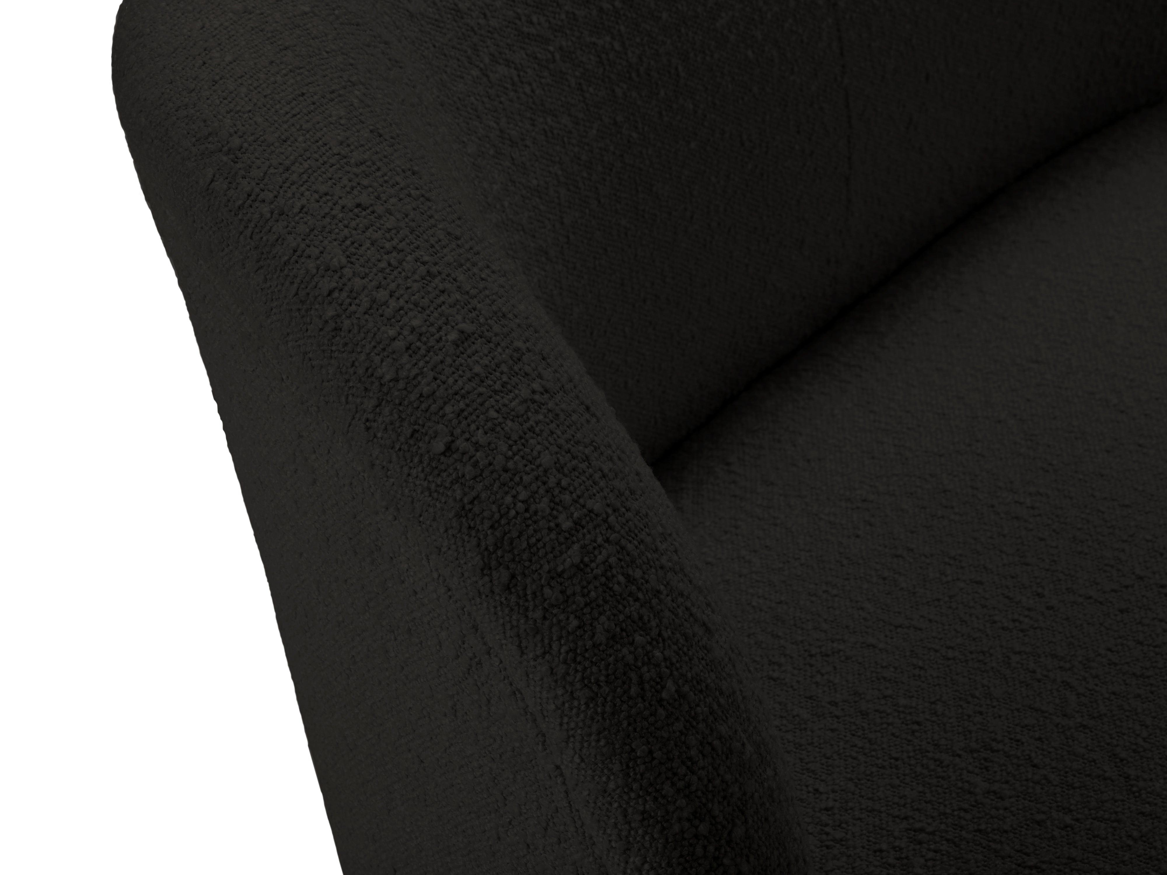 Sofa 3-osobowa SAAMIT boucle czarny Micadoni    Eye on Design