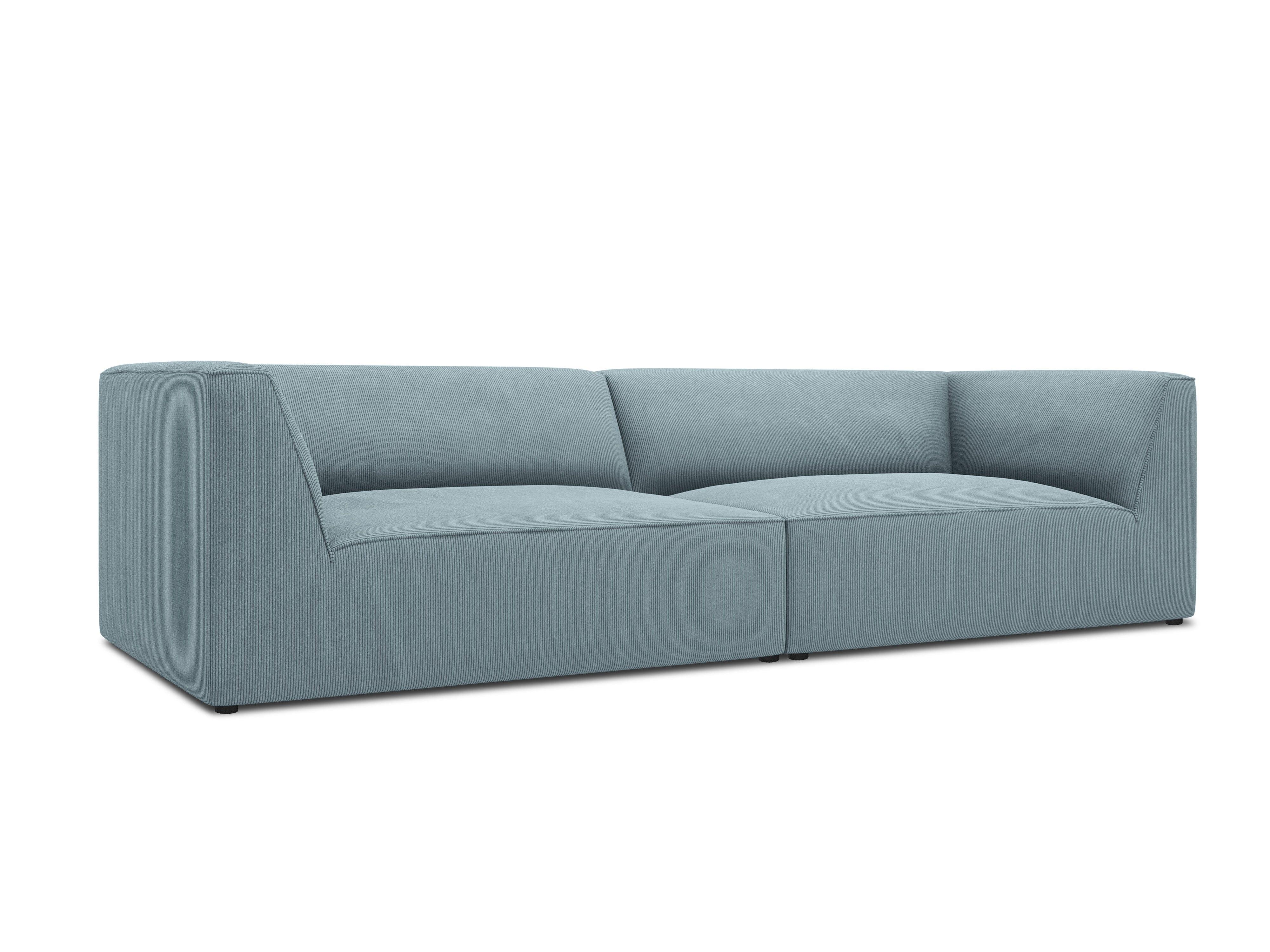 Sofa sztruksowa RUBY jasnoniebieski Micadoni    Eye on Design
