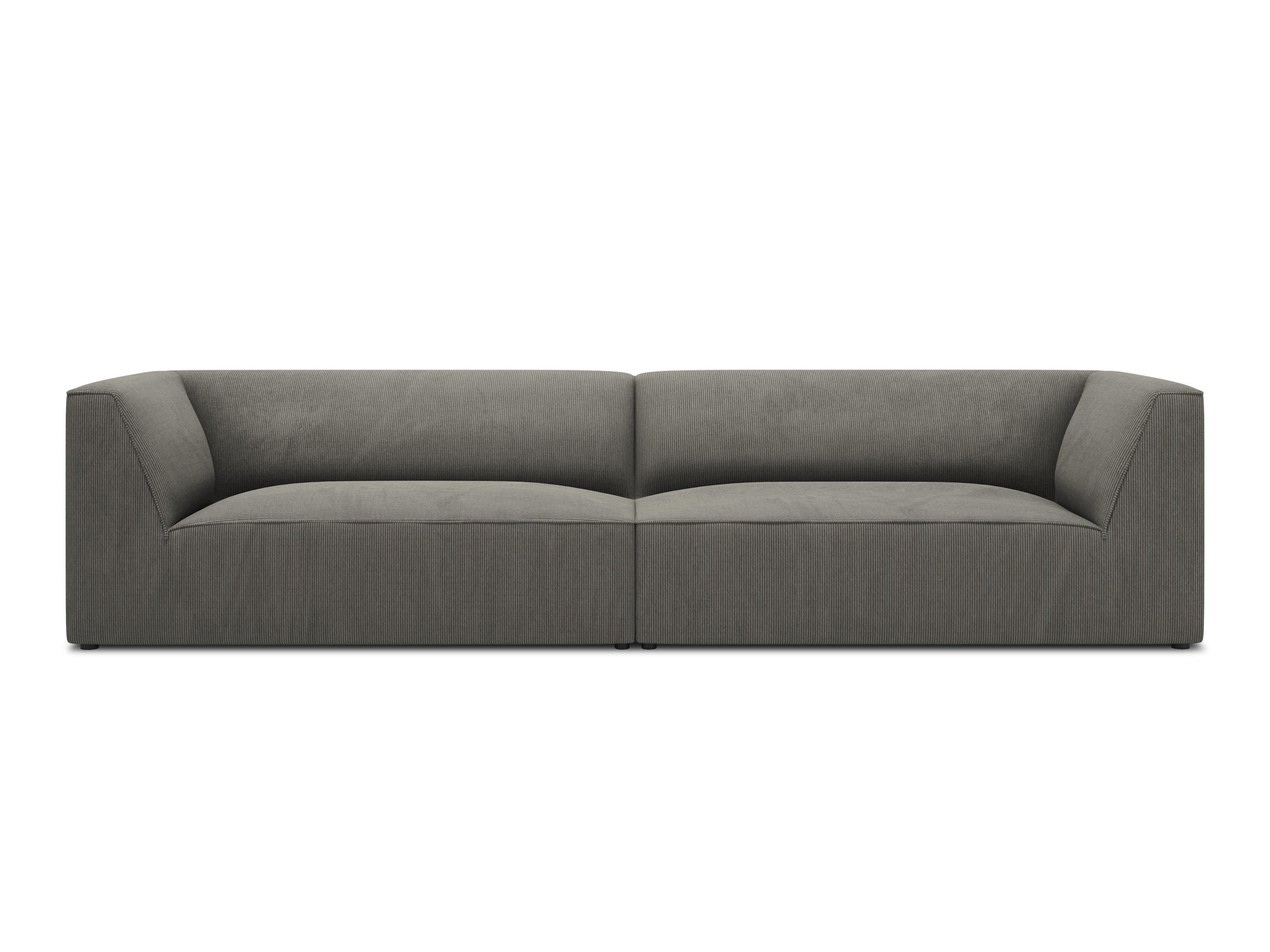 Sofa sztruksowa RUBY jasnoszary Micadoni    Eye on Design