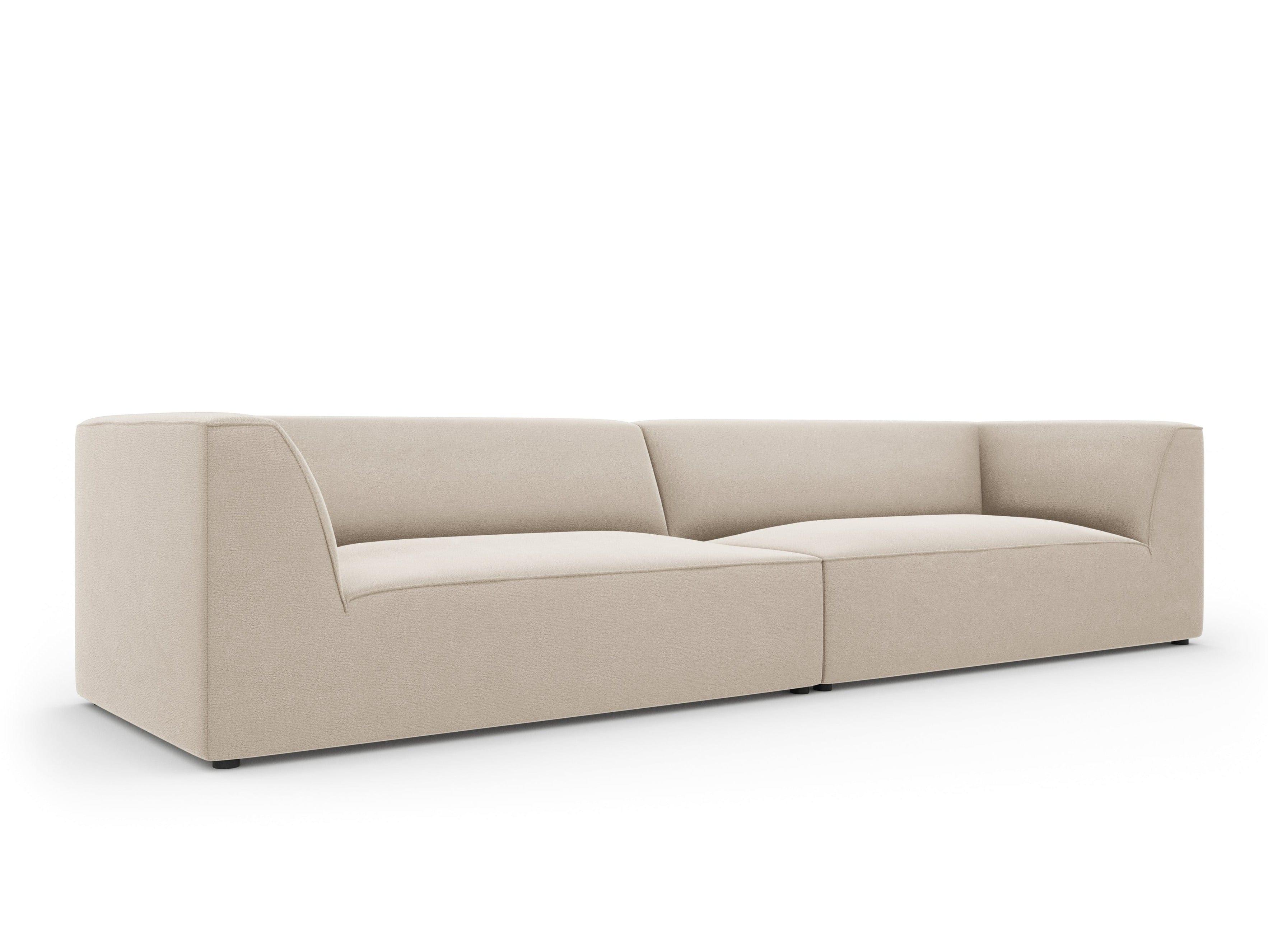 Sofa aksamitna RUBY beżowy Micadoni    Eye on Design