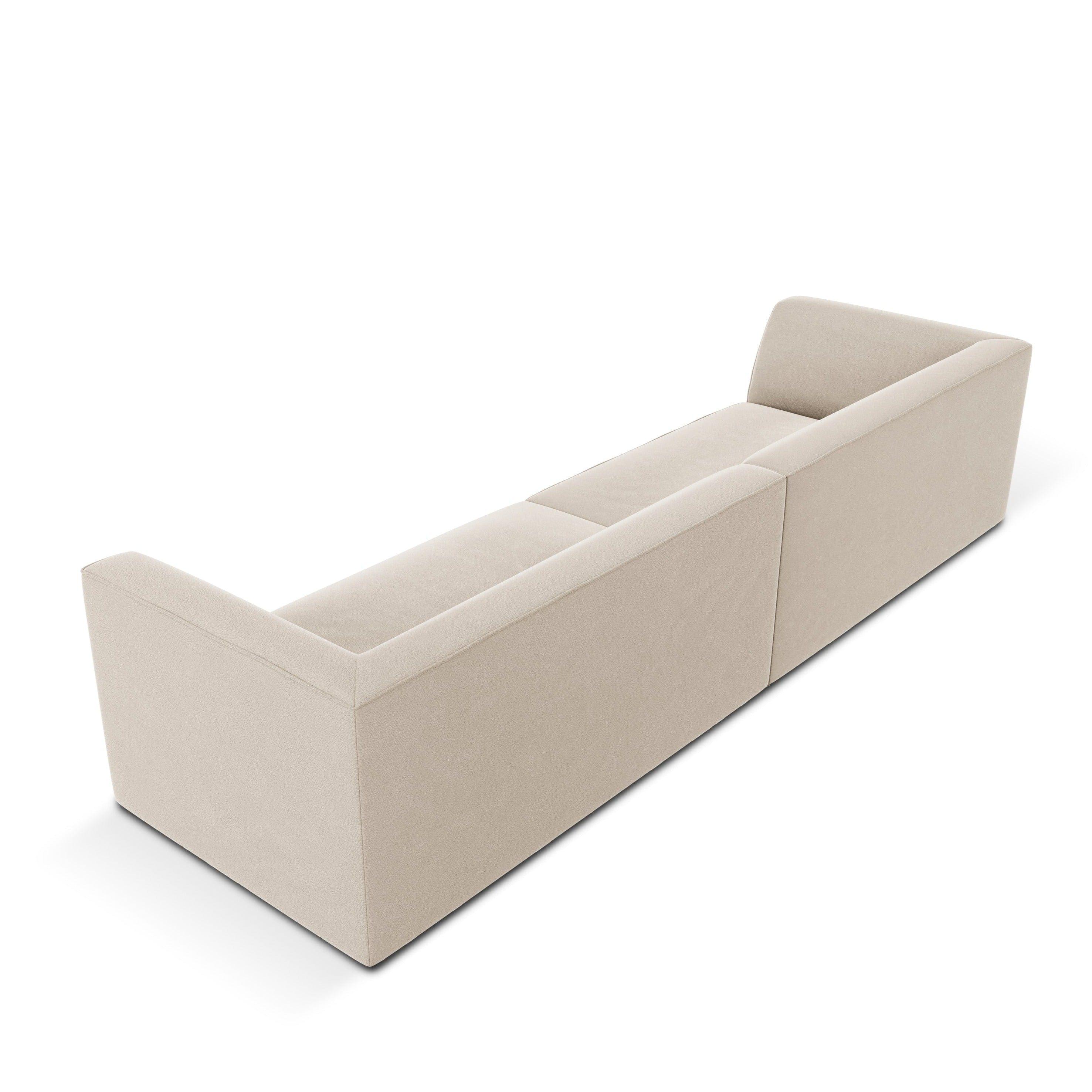Sofa aksamitna RUBY beżowy Micadoni    Eye on Design