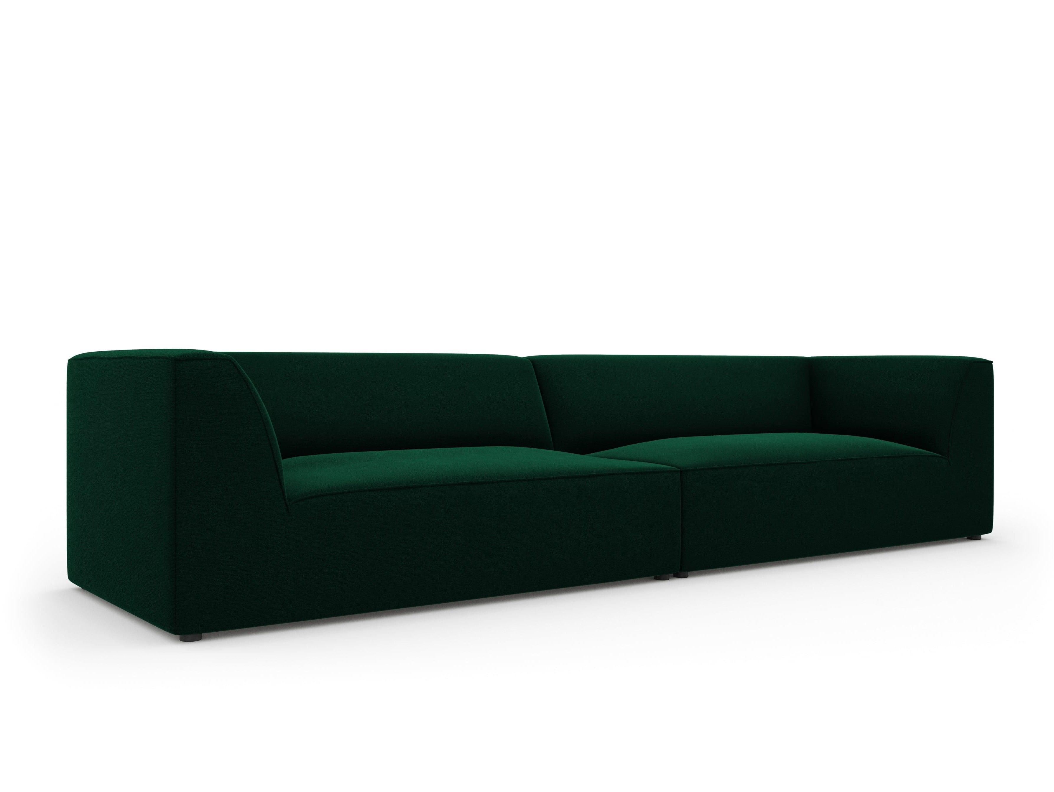 Sofa aksamitna RUBY butelkowa zieleń Micadoni    Eye on Design