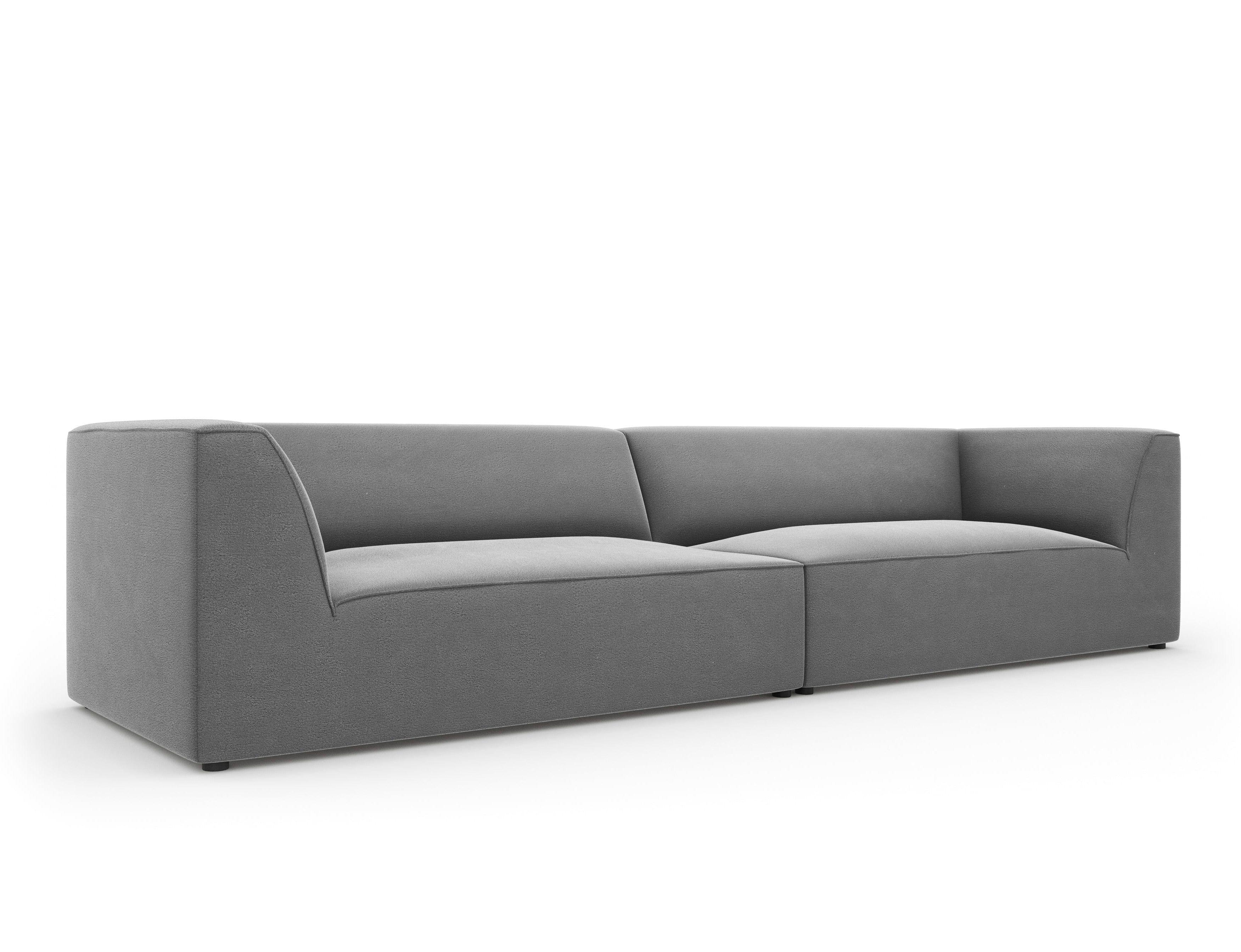 Sofa aksamitna RUBY szary Micadoni    Eye on Design