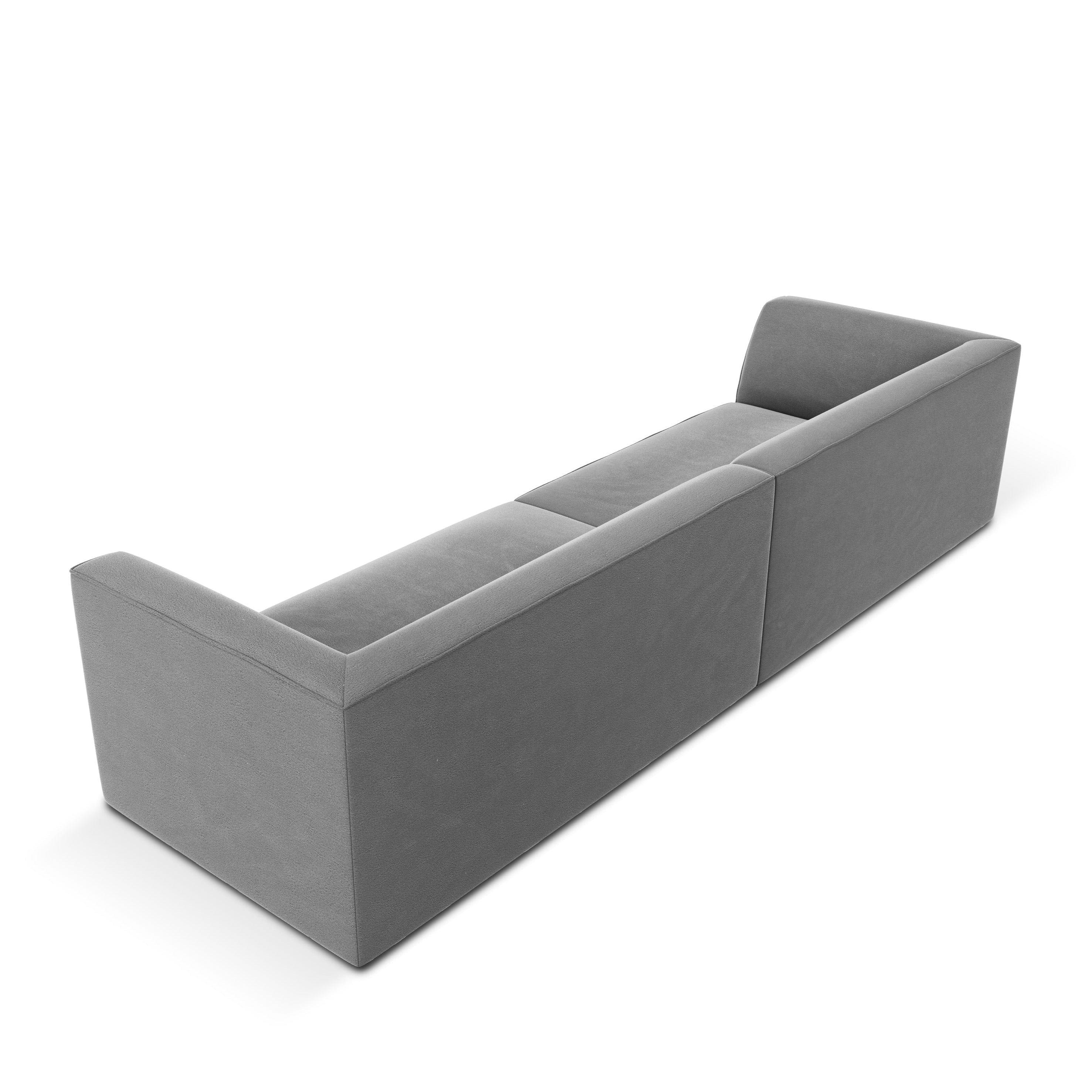 Sofa aksamitna RUBY szary Micadoni    Eye on Design
