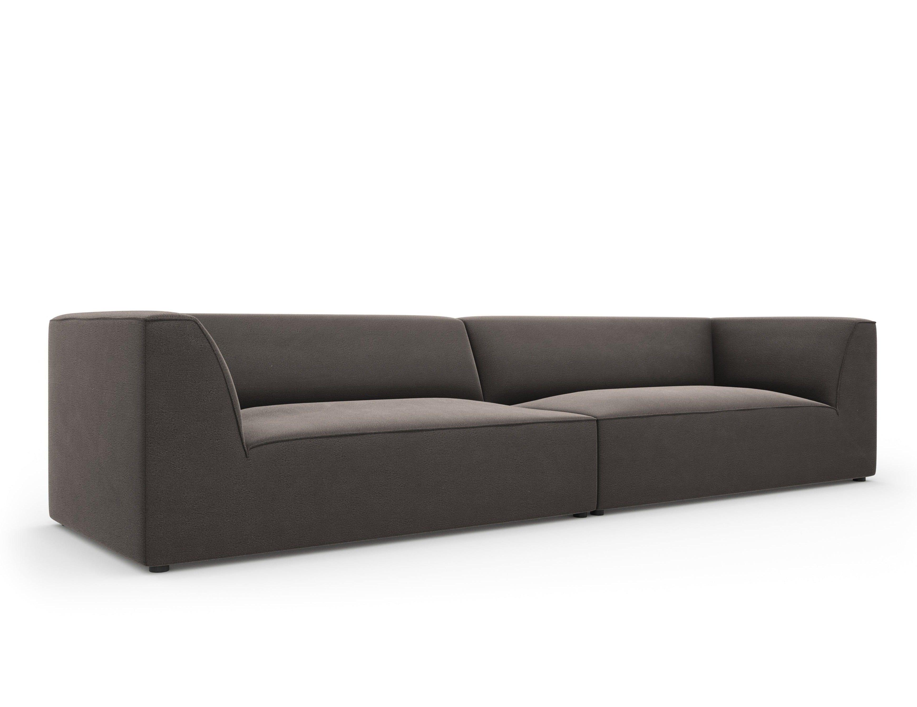 Sofa aksamitna RUBY ciemnoszary Micadoni    Eye on Design