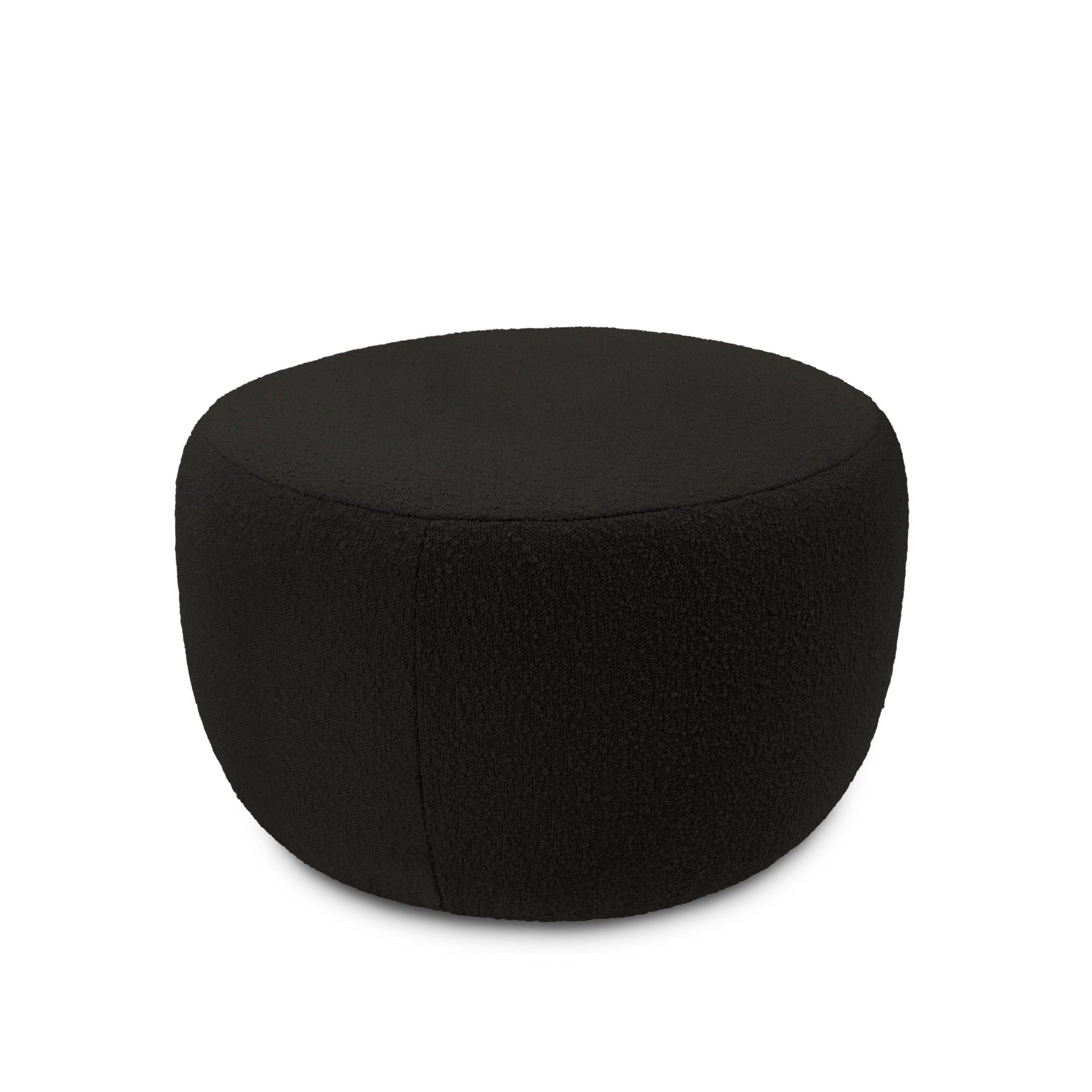 Puf SAAMIT boucle czarny Micadoni    Eye on Design