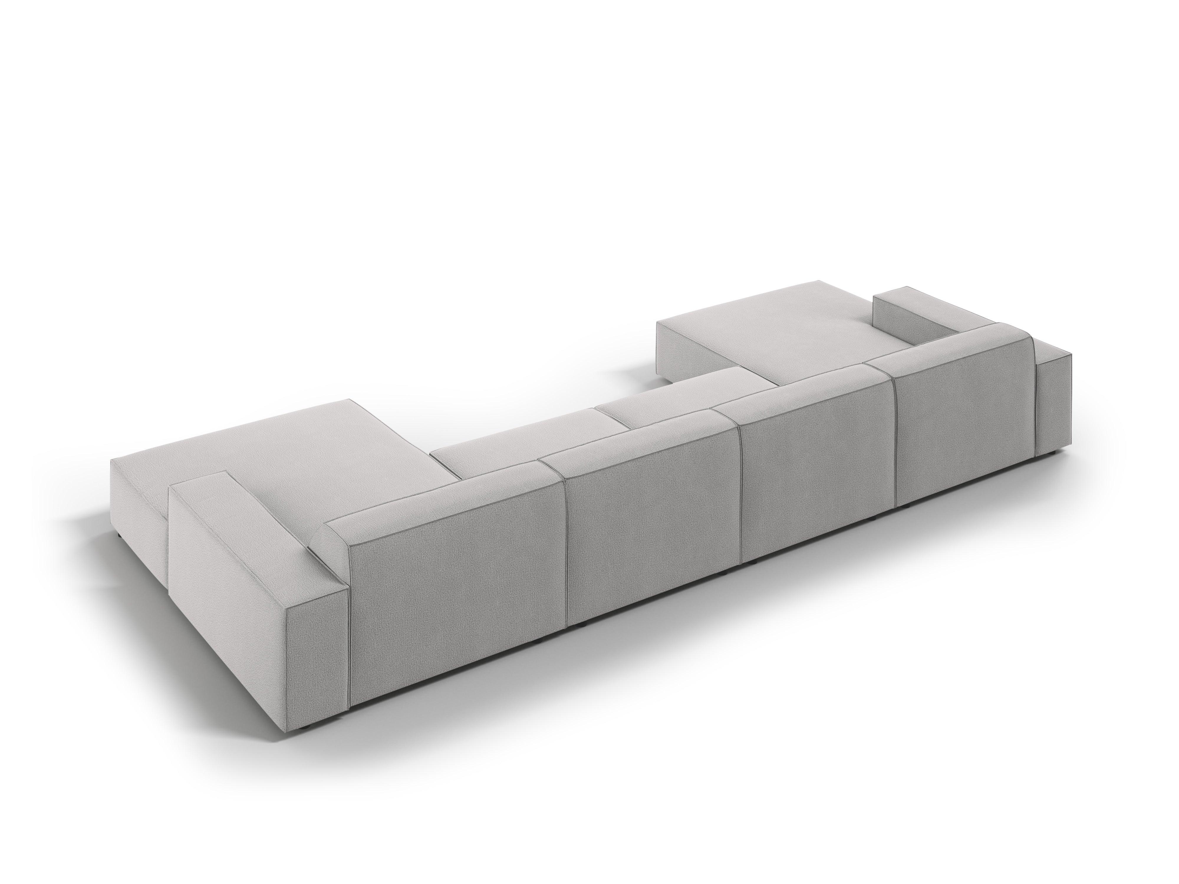 Sofa panoramiczna JODIE jasnoszary Micadoni    Eye on Design
