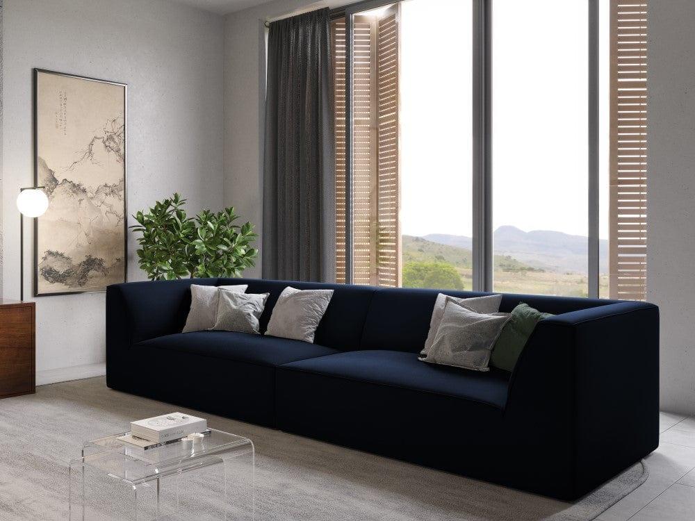 Sofa aksamitna RUBY granat królewski Micadoni    Eye on Design