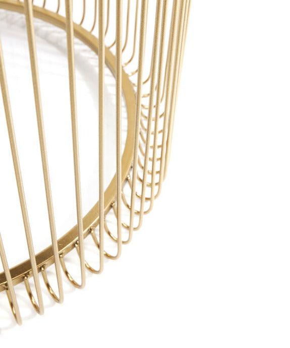 Zestaw stolików bocznych SHINE złoty Kare Design    Eye on Design